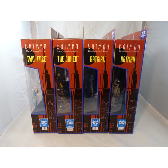McFarlane Toys Batman The Animated Series MAXIE ZEUS BAF Wave Complete Set 4 NIB - Picture 12 of 15